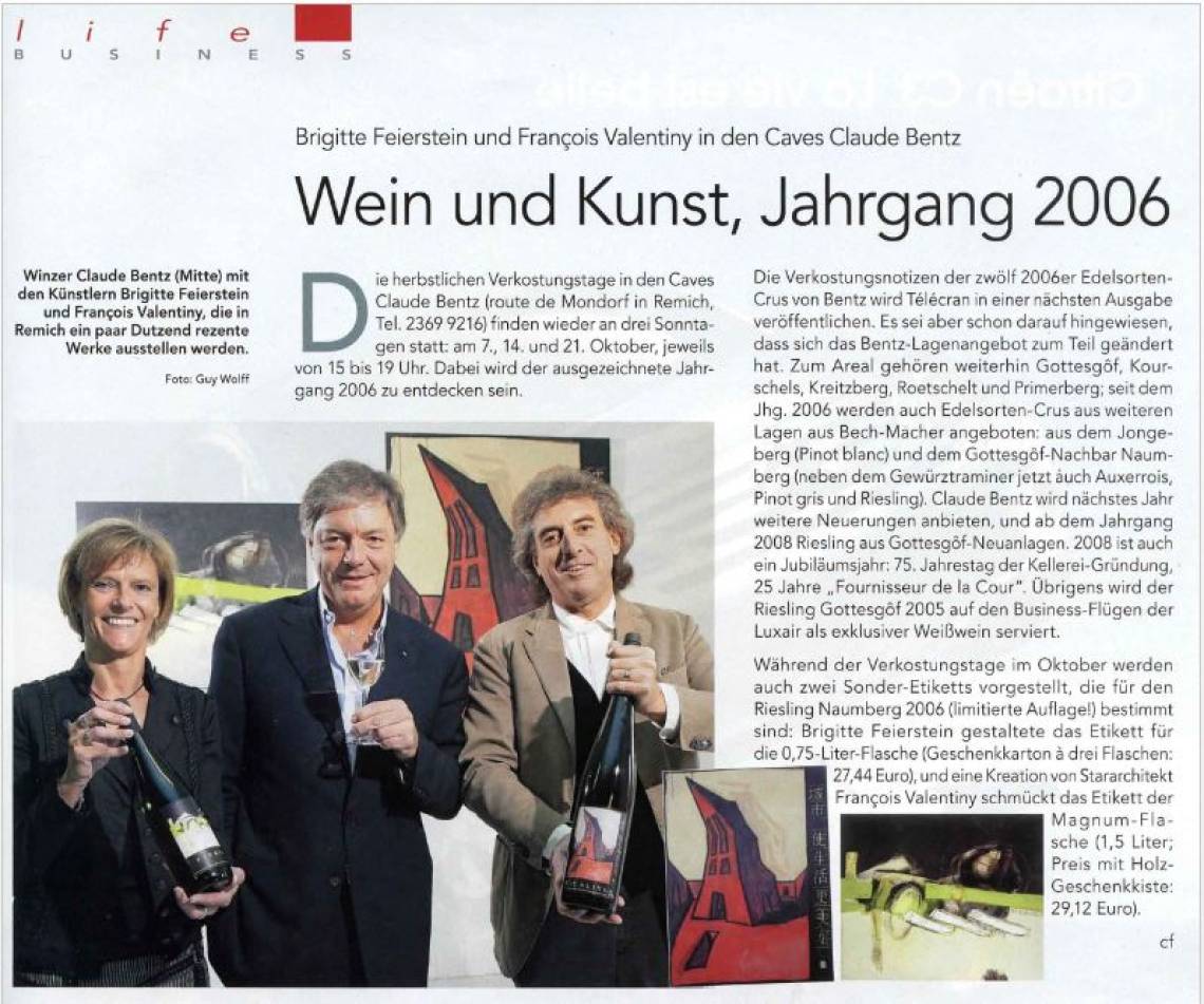 Wein und Kunst, Jahrgang 2006