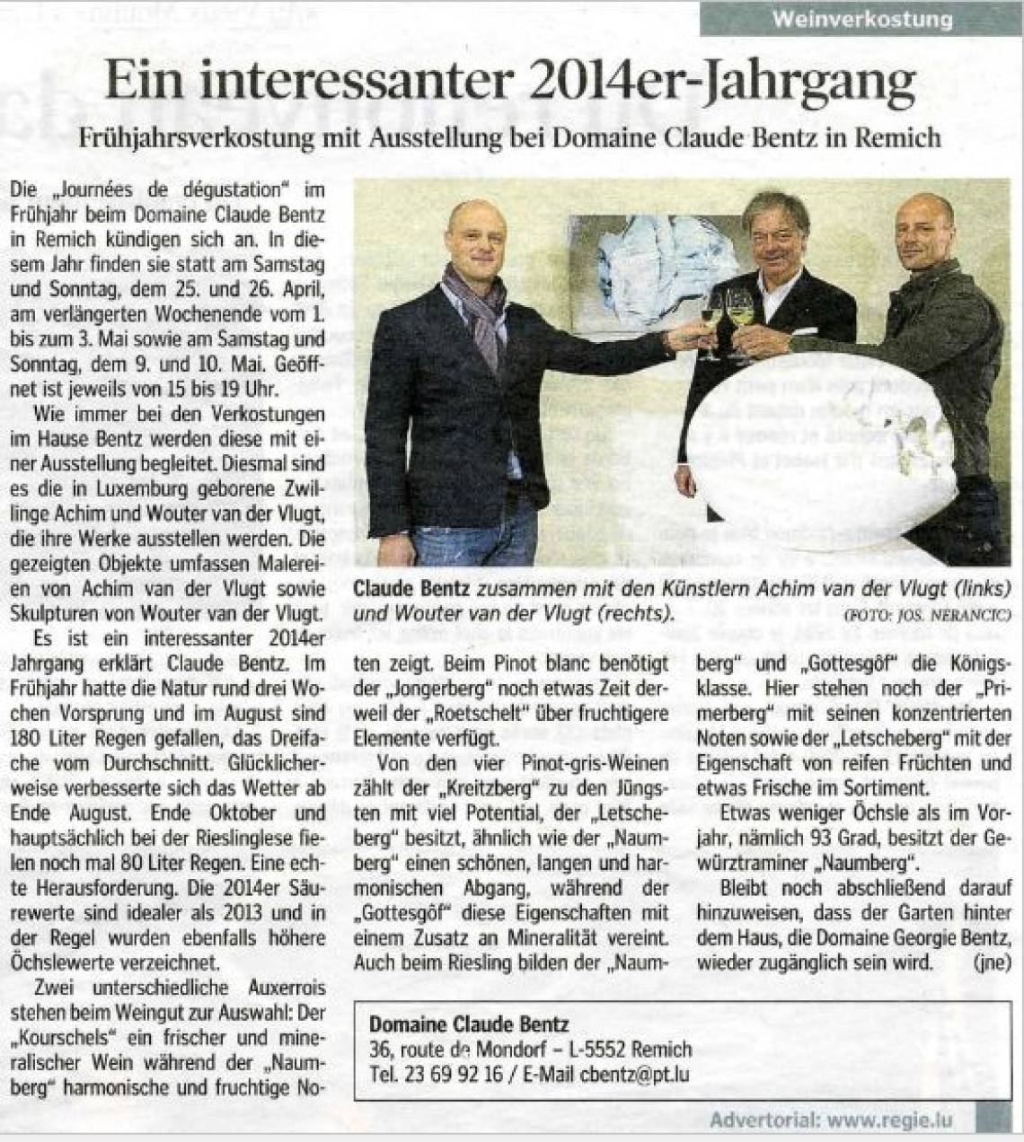 Ein interessanter 2014er-Jahrgang