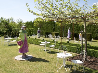 Garden of Domaine Claude Bentz